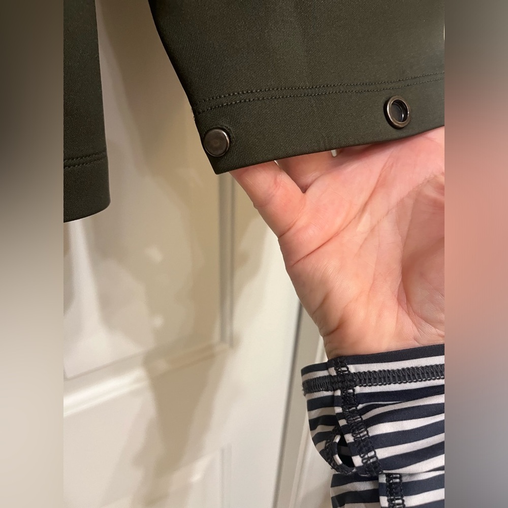 Aday Comfort Zone Zip Hoodie Green Size M - Picture 8 of 9